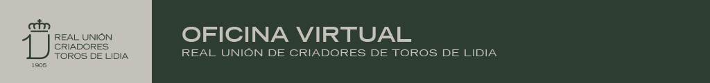 RUCTL - Oficina Virtual - Real Unión de Criadores de Toros de Lidia